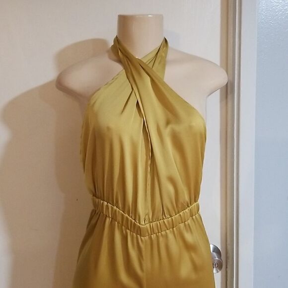 Emory Park Jumpsuit small gree second skin pre-owned - Picture 2 of 15